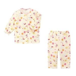 販売価格8000円+税をSALE）ミキハウス（mikihouse） ニットキルト長袖パジャマ （80ｃｍ、90ｃｍ）