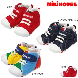 楽天市場】ミキハウス（定番）mikihouseベビーシューズ(11ｃｍ、11.5