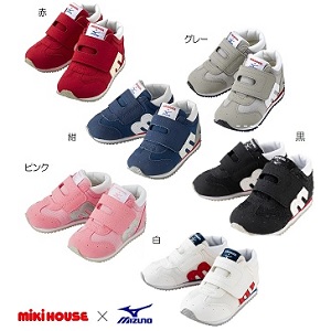 楽天市場】ミキハウス（定番）mikihouseベビーシューズ(11ｃｍ、11.5