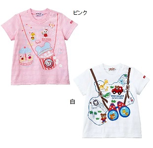 （通貨価値14000円+税をSALE）ミキハウス（mikihouse）\u003cBR\u003eプッチー テーマパーク半袖Ｔシャツ\u003cBR\u003e（90ｃｍ、100ｃｍ）