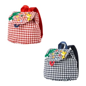 （定価8500円+税をSALE）ミキハウス（mikihouse） ギンガムチェックベビーリュック日本製（送料込）