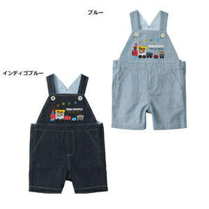 （販売価格15000円+税をSALE）ミキハウス（mikihouse）プッチー♪機関車（ショートオール）（80ｃｍ、90ｃｍ）｜子供服の赤ちゃんや