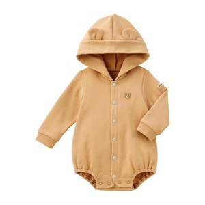 ※ミキハウス（ホットビスケッツ）HOTBISCUITS mikihouse\u003cBR\u003e耳付き添い人ロンパース\u003cBR\u003e（S）