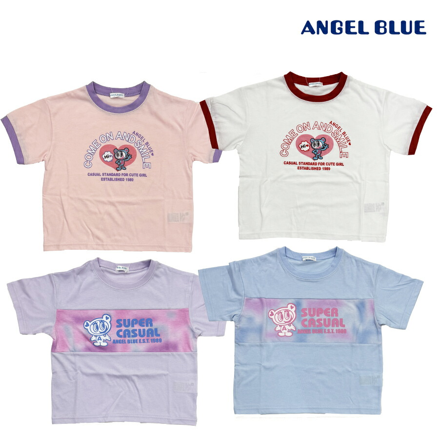 エンジェルブルーのハニーデビルちゃんのバックとTシャツ エンジェルブルー うさぎ ハニーデビル ピンク Tシャツ 165cm LL