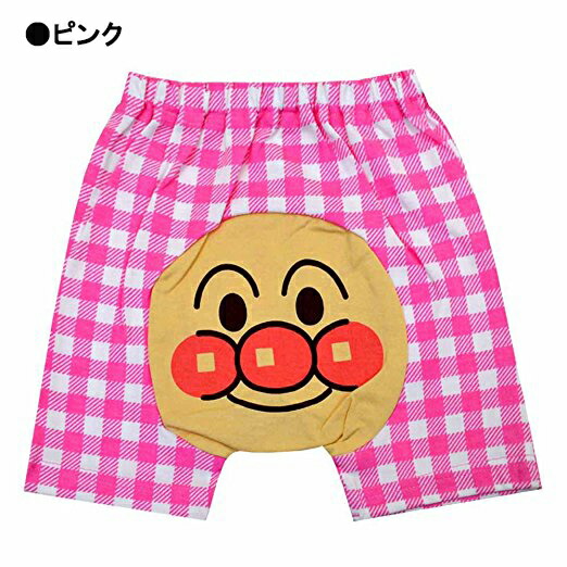 【アンパンマンパジャマ】半袖パジャマメッシュ素材綿100%5分丈パンツ80cm/90cm/95cm/100cm/ベビー/キッズ/部屋着/男の子/女の子
