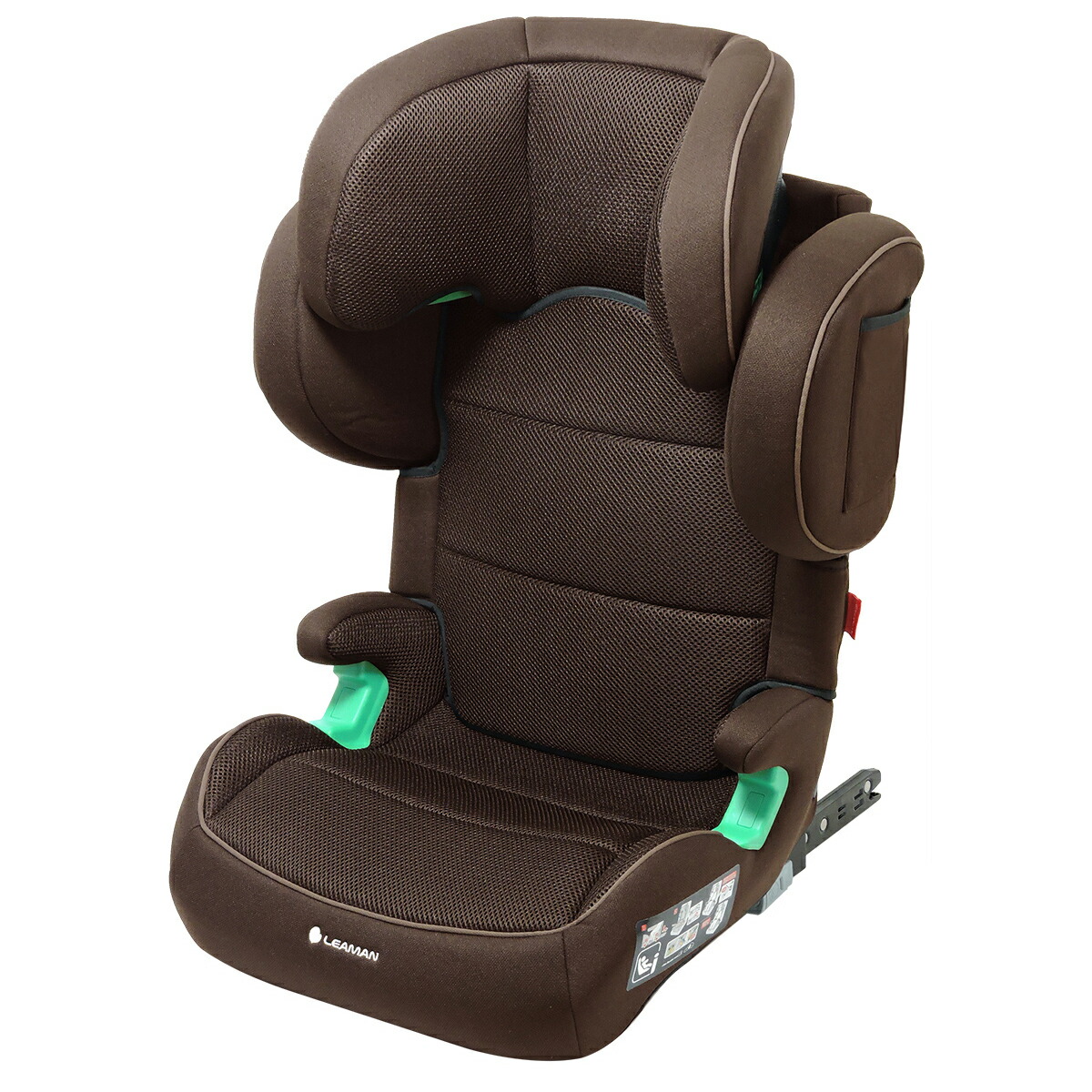 リーマン ハイバックジュニア ジュニアシート LEAMAN 送料込み 楽天市場】リーマン ハイバック ジュニア ISOFIX R129ブラウン