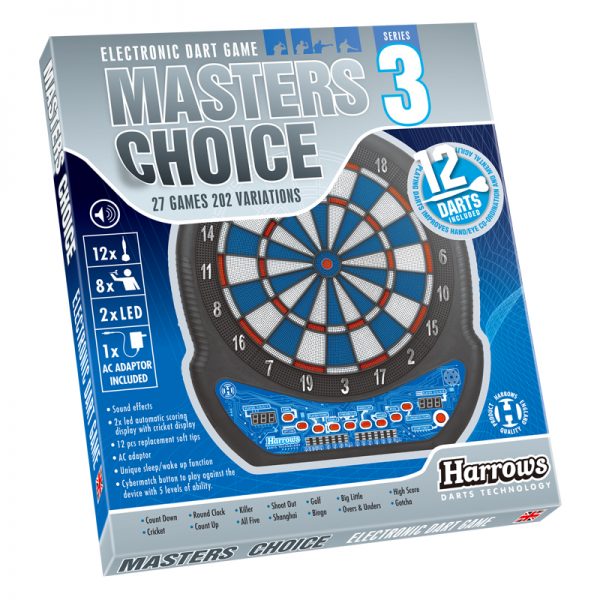 送料無料 ダーツ ダーツボード Harrows Masters Choice 3 Electronic Dart Game Rvcconst Com