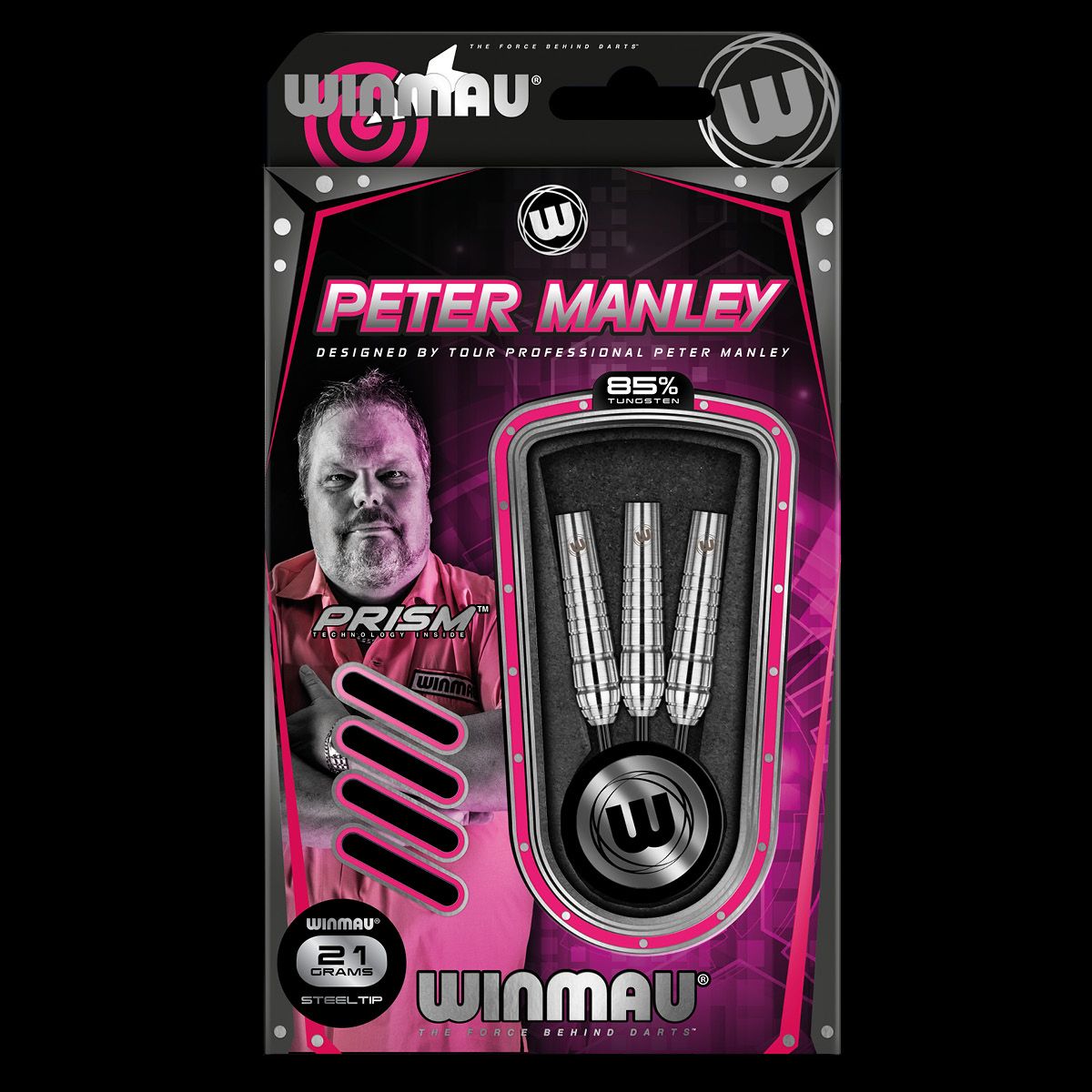 楽天市場 大特価 ダーツ バレル Winmau Peter Manley ピーターマンレー シルバー タングステン85 21g Bat Darts楽天市場店