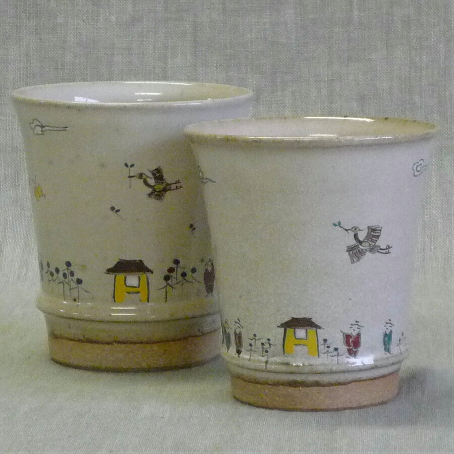 楽天市場】赤膚焼 奈良絵銘々皿 昭山窯 青 奈良絵 銘々皿 : 赤膚