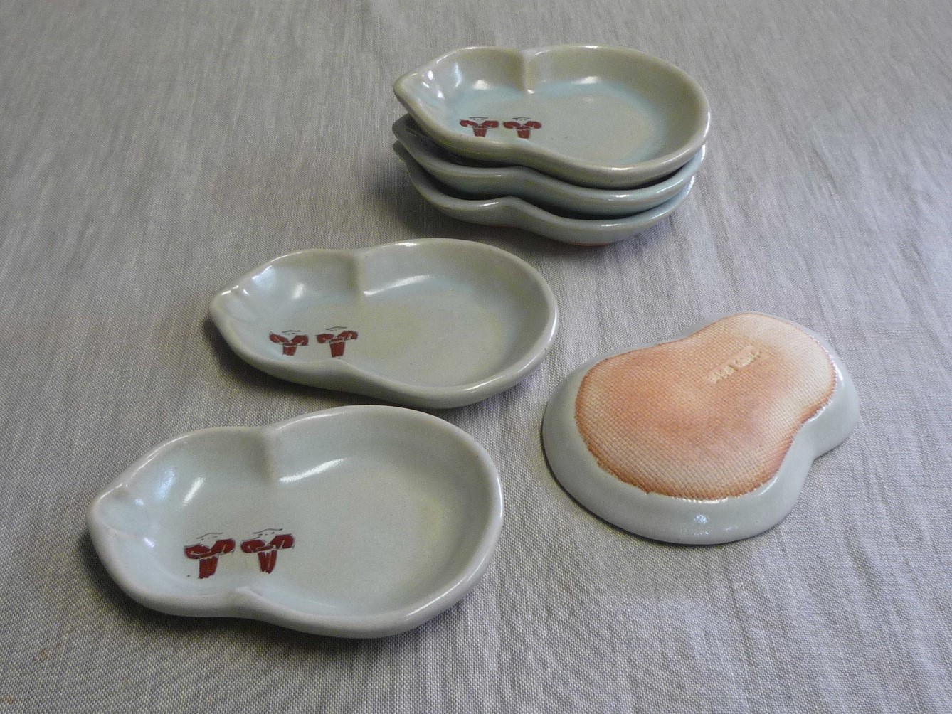 【美品】赤膚焼　奈良絵　高台皿　銘々皿　5枚 楽天市場】赤膚焼 奈良絵銘々皿 昭山窯 青 奈良絵 銘々皿 : 赤膚