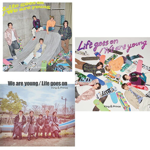 アイテム勢ぞろい Life goes on We are young 初回限定盤A 初回限定盤B