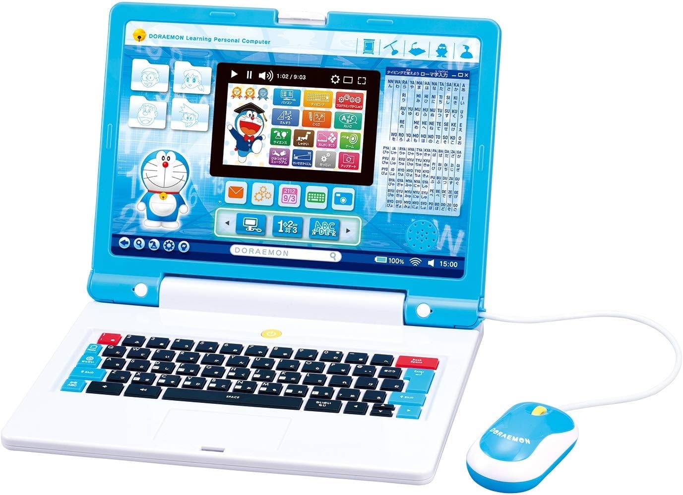 楽天市場】ドラえもんラーニングパソコン 【在庫有】【 子供用 教育用