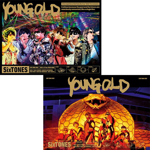【Blu-ray】【新品】 【2形態セット】YOUNG OLD (初回盤+通常盤) Blu-ray SixTONES ライブ コンサート 佐賀/