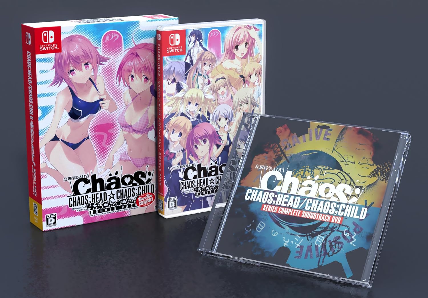 【新品】 CHAOS;HEAD / CHAOS;CHILD らぶChu☆Chu! DOUBLE PACK 限定版 chu☆chu!増量中 Nintendo Switch 佐賀画像
