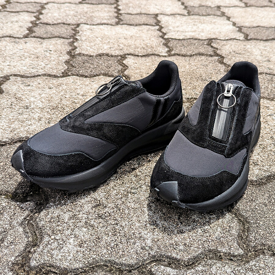 PATRICK[パトリック]/DIEST[ディースト]/BLK[ブラック]/506471 スニーカー 黒 カジュアル 止水ファスナー 厚底 ボリュームソール レザー 本革 靴 メンズ｜あかい靴