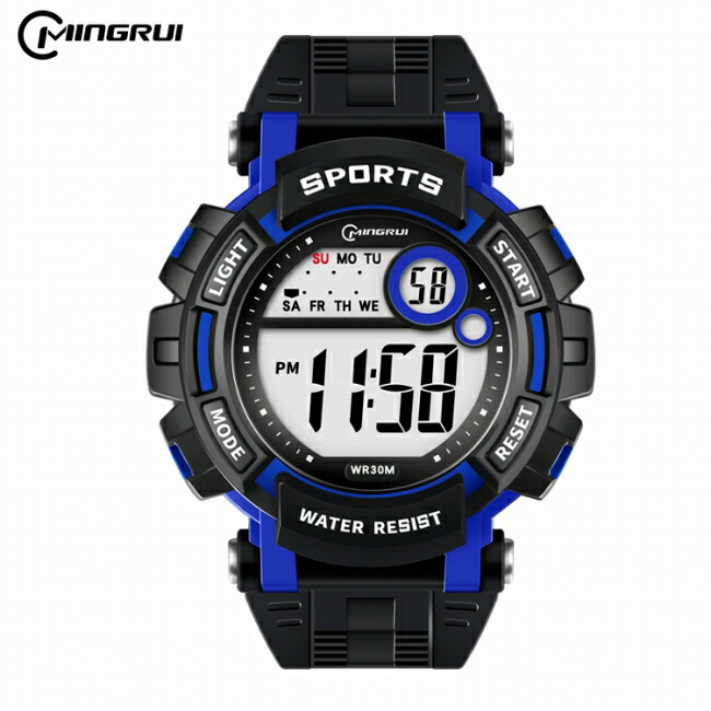 楽天市場】【送料無料】MINGRUI 実用的！大きな表示のスポーツデジタル