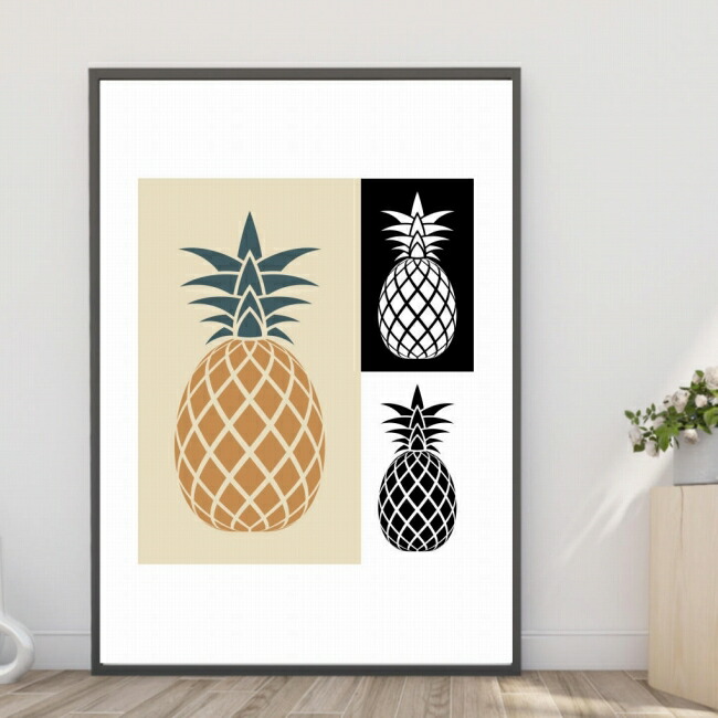 楽天市場】A2・A3・A4ポスター パイナップル マットコート紙