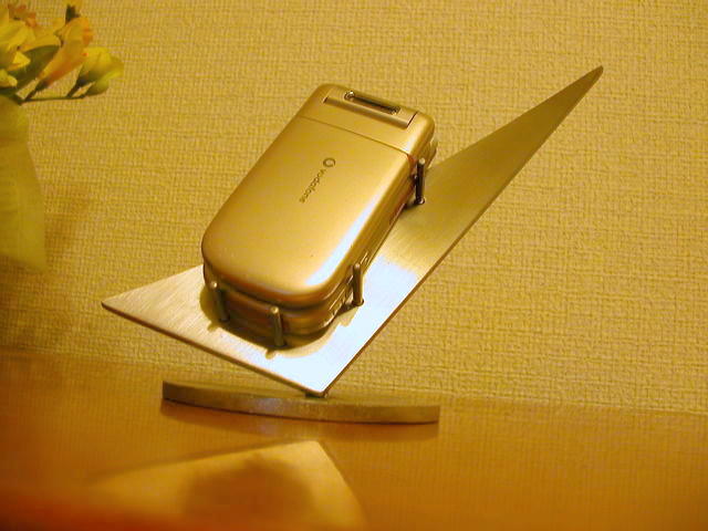 スマホスタンド 読みやすいなステンレス鋼製持ちはこび電話を掛ける照明ランプ