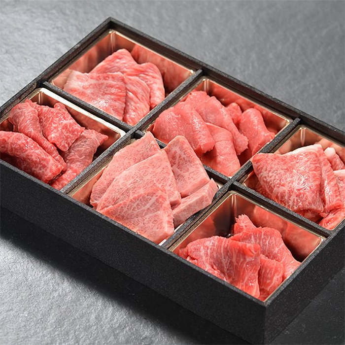 神戸牛焼肉6種盛り800g 専用仕切り箱 有名な