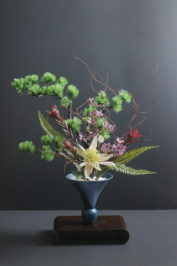 生姜御花 × 松枝 和風表現スタイル（造花）