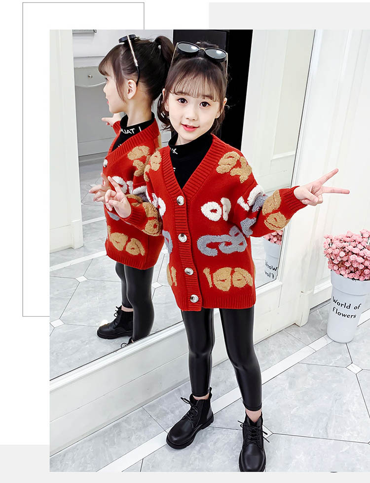 アウター カーディガン キッズ 厚手 ニット 女の子 おしゃれ 長袖 こども服 韓国子供服 ケーブルニットカーディガン Sale 57 Off