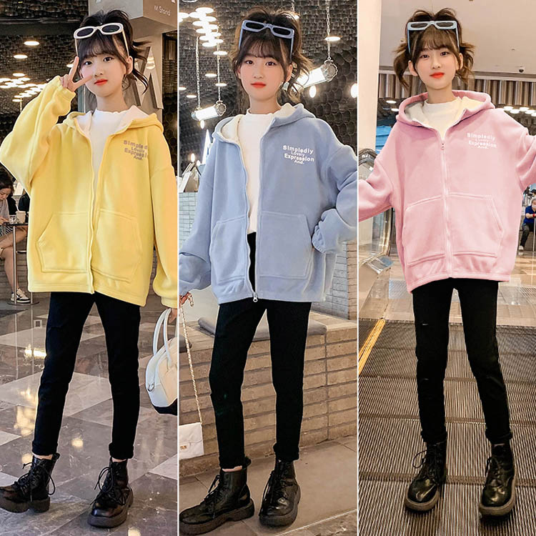 アウター 女の子 ジャンパー コート キッズ パーカー 子供服 90 100 110 1 130 140 150cm お洒落 暖かい ジャケット 女子 フード お出かけ あったか 通学 カジュアル 防寒 通園 可愛い 裏起毛