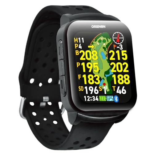 AMOLED（有機EL）高精細ディスプレイ GreenOn（グリーンオン）ザ・ゴルフウォッチ GS501 みちびきL１S対応 THE GOLF WATCH GS501 (通常版)