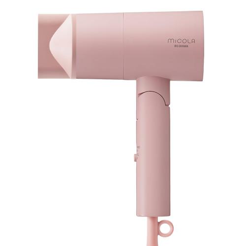 アイリスオーヤマ MICOLA ドライヤー 大風量 速乾 軽量 スピーディー イオンドライヤー 3段階調整 ノズル付きHDR-M101-P ピンク