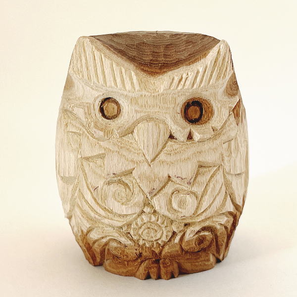 楽天市場】木彫り 熊の置物 槐の木 【01】 北海道 国産 えんじゅ