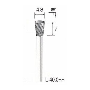 (LINEクーポン有)ミニター MINITOR BC2213 超硬カッター クロスカット φ4.8 BC-2213 スパイラルカット スチールカッター ミニモ Minimo