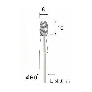 (LINEクーポン有)ミニター MINITOR BC4371 超硬カッター スパイラルカット φ６ BC-4371
