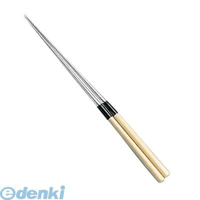 580700 白木柄 盛箸（水牛桂付）１８cm 4548170071926