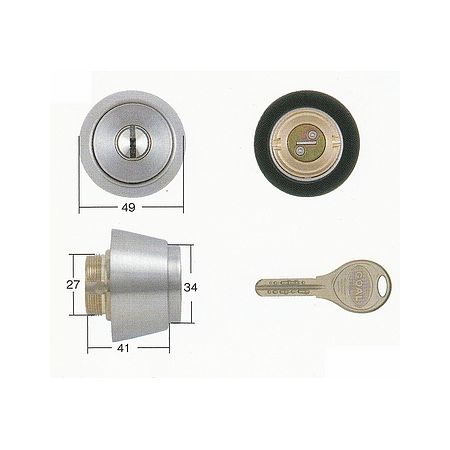 Goal ゴール V Gm Bh 扉厚30 43mm 取替用シリンダー Vgmbh扉厚3043mm Goal ゴール V Gm Bh 扉厚30 43mm 取替用シリンダー Vgmbh扉厚3043mm 附属キー本数 商品説明 Asa Org Af