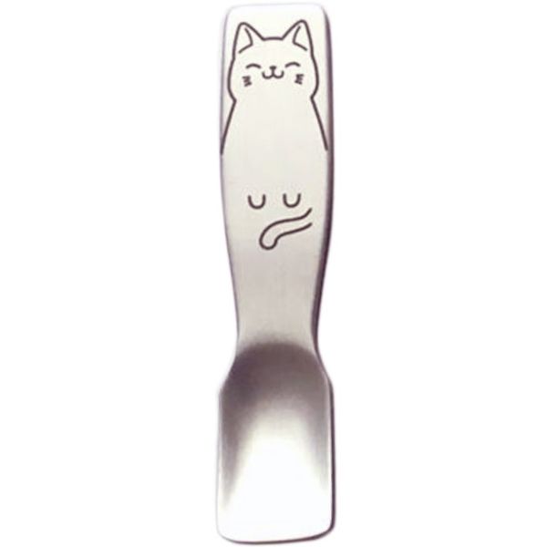 (LINEクーポン有)4995969044447 【14個入】 アルミアイススプーン ねこ シルバー PS－5910【キャンセル不可】