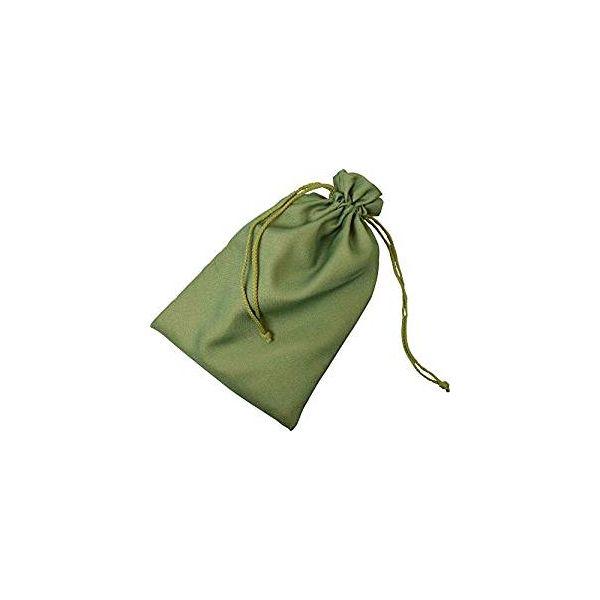 (LINEクーポン有)4942430011880 【15個入】御朱印帖袋 苔色【キャンセル不可】 多機能 巾着袋 ポーチ 御朱印帖ケース 小物入れ カバー 収納 ご朱印帳巾着 ポケット付 持ち運び 小銭入れ