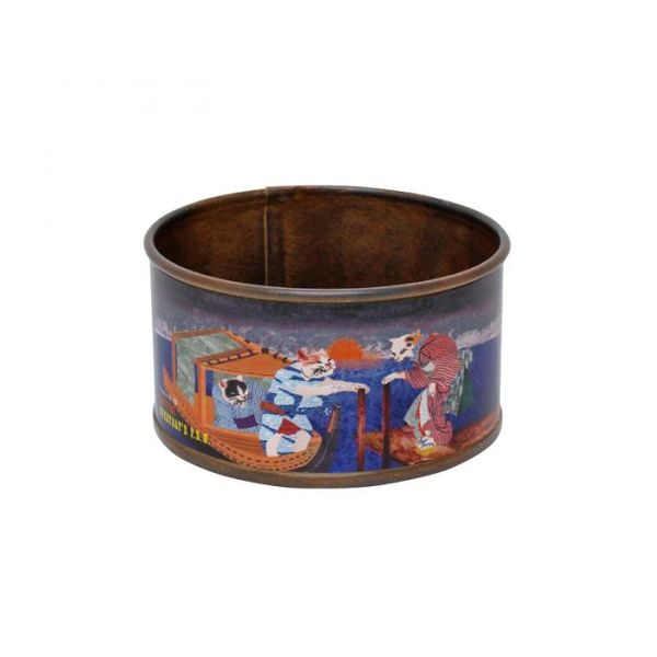 4988441809672 【40個入】 浮世缶詰プランター 猫の夕涼み 400868602【キャンセル不可】|アカリカ