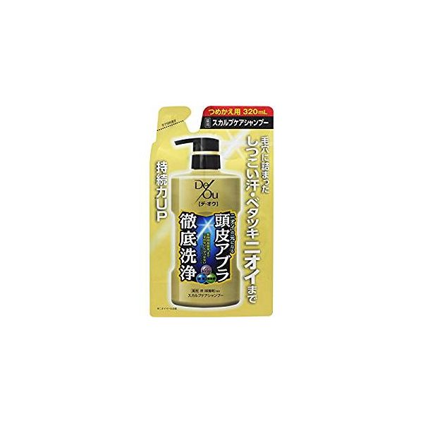 (LINEクーポン有)4987241148790 【20個入】 デ・オウ 薬用スカルプケアシャンプー つめかえ用 320ml【キャンセル不可】