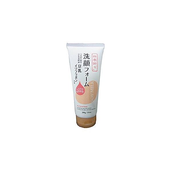 (LINEクーポン有)4513574028098 【36個入】 四季折々 豆乳イソフラボン洗顔フォーム 200g【キャンセル不可】