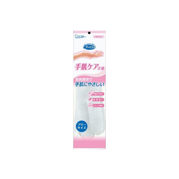 4901070754892 【60個入】 ファミリー手肌ケア手袋Ｆホワイト【キャンセル不可】｜アカリカ