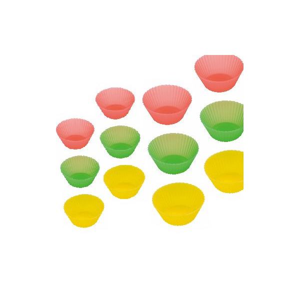 (LINEクーポン有)4545101102193 【10個入】 シリコンマフィンカップ ブリスター12個セット【キャンセル不可】