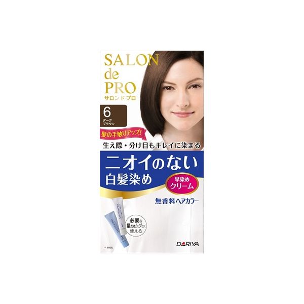 超歓迎 36個入 6 ダークブラウン 白髪用 早染めクリーム 無香料ヘアカラー サロンドプロ Ed Mamanminimaliste Com