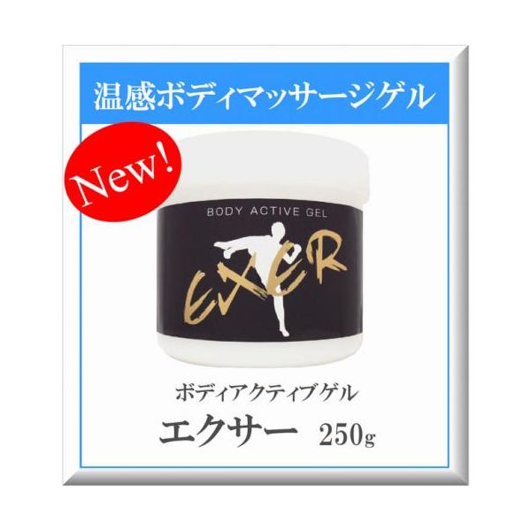 (LINEクーポン有)4580248790186 【6個入】【シュウファビアン】ボディアクティブゲル エクサー 250g 26619【キャンセル不可】