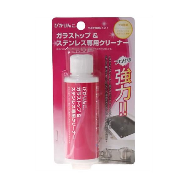 (LINEクーポン有)4965337015287 【8個入】 ぴかりんこシリーズ ガラストップ＆ステンレス専用クリーナー 27205【キャンセル不可】