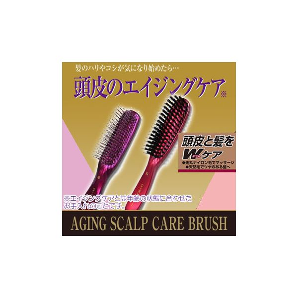 (LINEクーポン有)4970270001471 【6個入】 エイジング スカルプケア ヘアケアブラシ TC1500 26203【キャンセル不可】