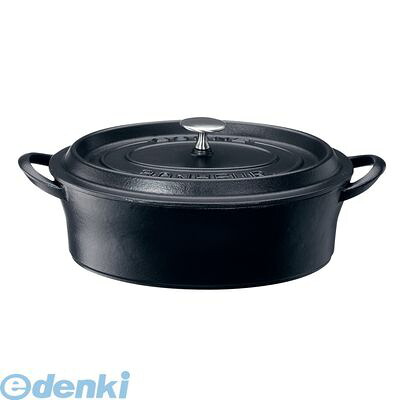 (LINEクーポン有)ABVB610 ボン・ボネール ココットオーバル ２６ ブラック 4971360336251 イシガキ産業 IH対応 両手鍋 ボンボネール