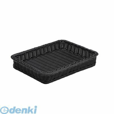 (LINEクーポン有)WKG3501 樹脂製太渕ディスプレイかご 黒 特大 ９１－０２２Ｂ 4992135141221 萬洋 樹脂製太渕ディスプレイかご黒 manyo 黒特大