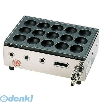 (LINEクーポン有)GTK552 高級たこ焼器 Ｙ－０３Ｄ １５穴 １２・１３Ａ 4969258203457 山岡金属 山岡金属工業 都市ガス こだま 山金