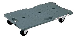 (LINEクーポン有)【個人宅配送不可】【個数：1個】サカエ SAKAE SCR-700N 直送 代引不可・他メーカー同梱不可 車上渡し サカエ連結キャリー SCR700N ナイロン車 運搬用品 台車 ダークグレー