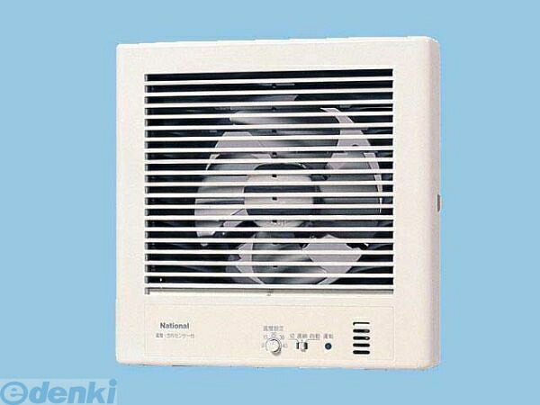 (LINEクーポン有)パナソニック電工 Panasonic FY-16PDQTD パイプファン FY16PDQTD 自動運転形 電気式シャッター付 プロペラファン 角形ルーバー 壁取付形 速結端子付 換気扇