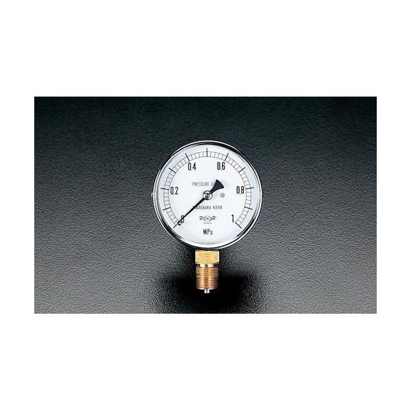 (LINEクーポン有)【個人宅配送不可】【即納在庫品】「直送」エスコ EA729BC-50 75mm0-5.0MPa圧力計 圧力 ゲージ EA729BC50【キャンセル不可】